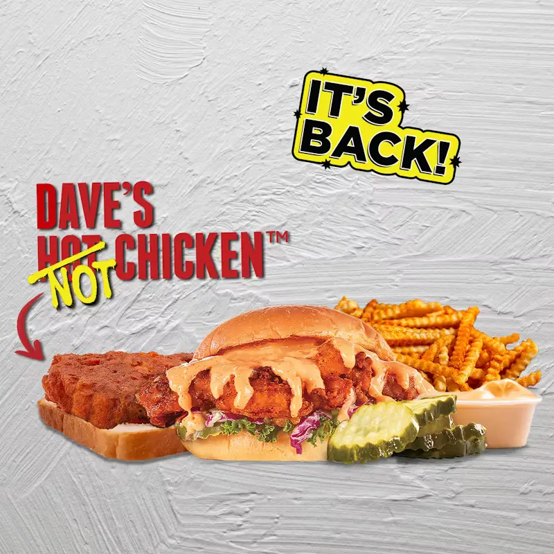 1 Cauli Tender & 1 Cauli Slider with Fries — Dave's Hot Chicken menu item