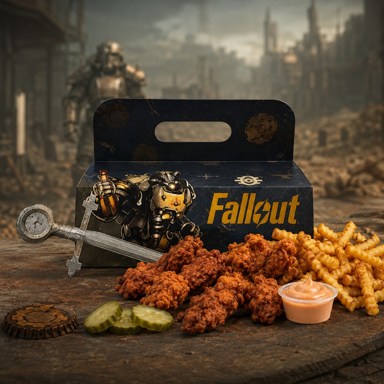 Dave's x Fallout bundle — Dave's Hot Chicken menu item