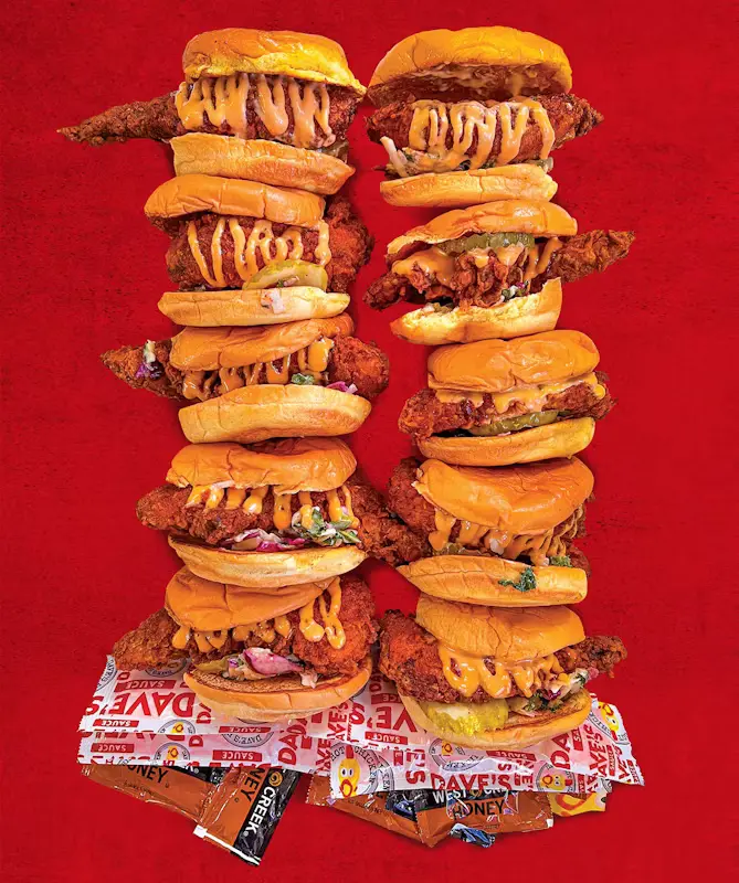 Hot Box Roulette – Sliders — Dave's Hot Chicken menu item