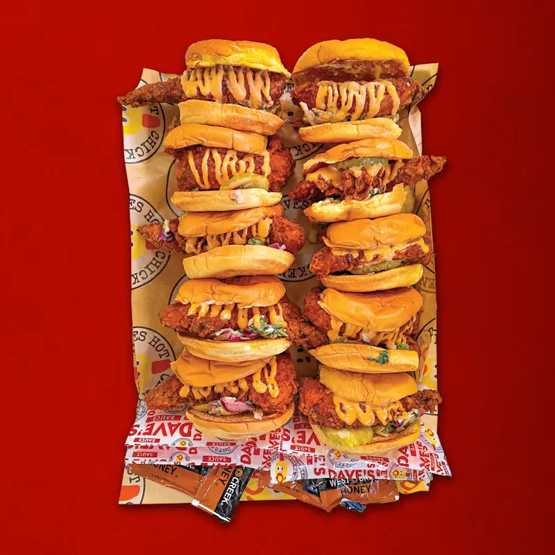 Hot Box – Sliders — Dave's Hot Chicken menu item