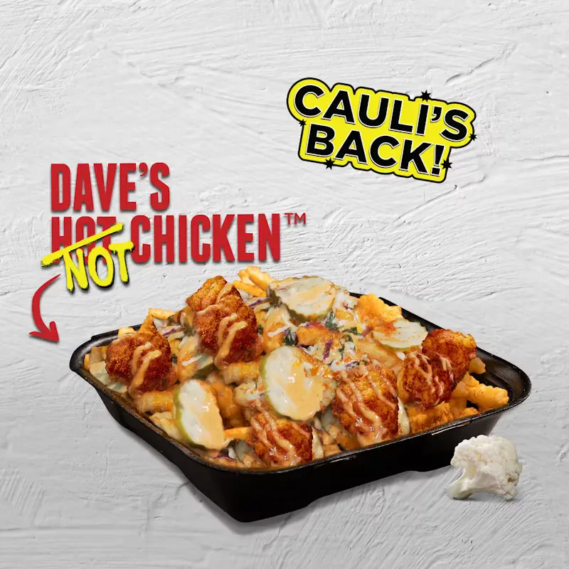 Large Cauliflower Top Loaded Fries — Dave's Hot Chicken menu item