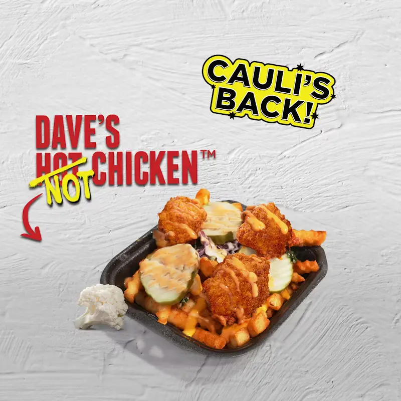 Small Cauliflower Top Loaded Fries — Dave's Hot Chicken menu item